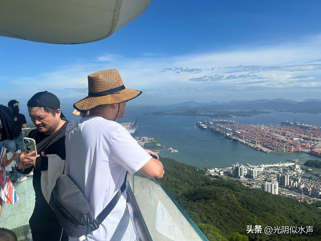 深圳游记:梅沙尖和云海广场的山与海