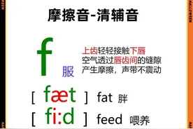 第十二节课，看了哪吒，我们总结摩擦音总结《f》与《v》发音技巧图片