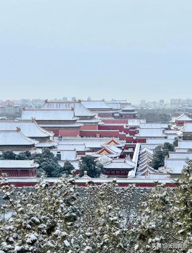 2025年雪景故宫