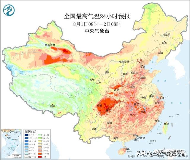 本轮强降雨中心已定，明日8月2号天气预报，暴雨大暴雨分布如下！