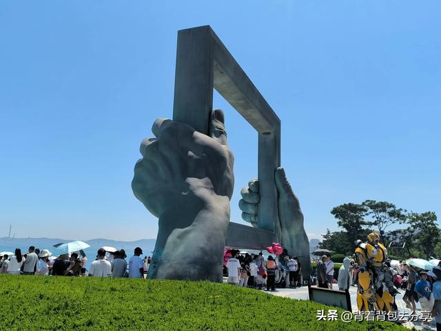 威海最美的海岸线景观-威海公园，一处免费对外开放的主题公园