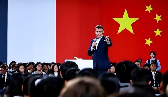 特朗普通告全球	，将对法国加税200%，不到24小时，马克龙喊话中国