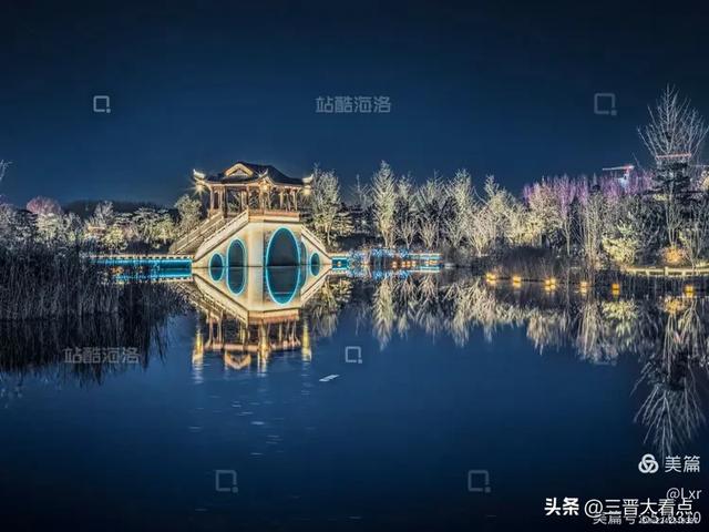 秋雨绵绵漳泽湖