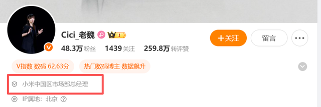定了！85后“美女经理”魏思琪接替王腾，出任小米中国区市场部总经理！王腾：在考虑创业项目