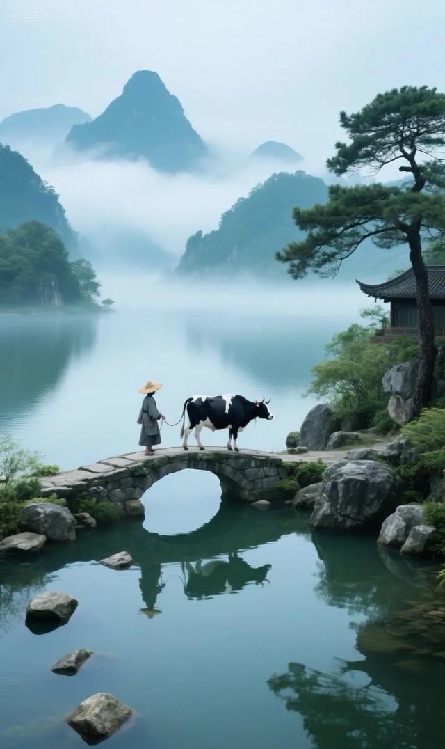 一付美丽的画卷（Ai做图）