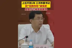 被免职的三河市委书记，3年前任固安县委书记时也曾推行广告禁令图片