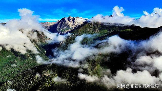 《219西藏南南线》中尼边境：乃夏村 晨雾织彩缎，田园藏仙境