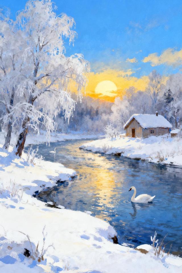 分享图片一漂亮的冬季美景