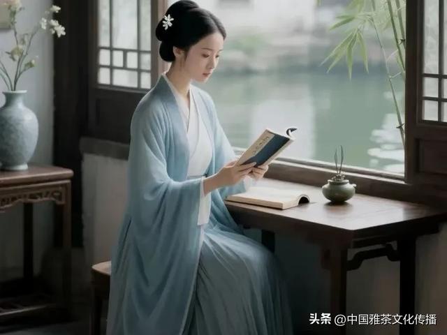 千缕茶香飘金砂,临窗赏景任风流