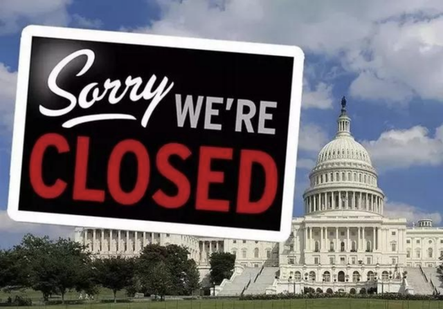 惨！美国政府关门36天破纪录，80万雇员无奈跑外卖，美股要崩了？
