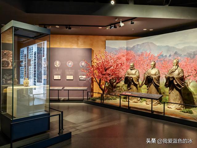 参观保定市博物馆，看到这个展厅，就觉得这个博物馆档次不够高