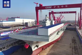 全球首艘电磁弹射两栖攻击舰下水，四川舰创造三项世界第一图片