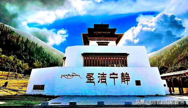 《八进西藏》空中俯瞰林海牧歌里，藏着鲁朗的宁静