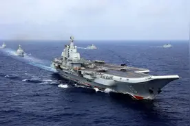 中国双航母“灭国舰队”震撼美日，外交部淡定回应：习惯就好图片