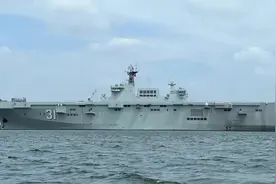 双舰岛实锤！076已经超越福建舰，成为最科幻的国产大军舰？图片