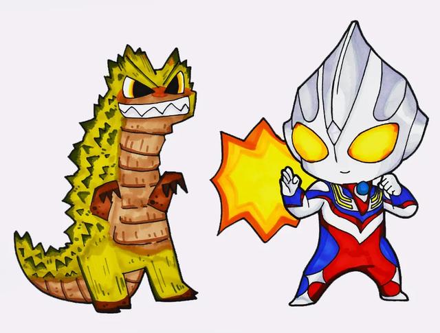 儿童画教程|光之战士:奥特曼出击!