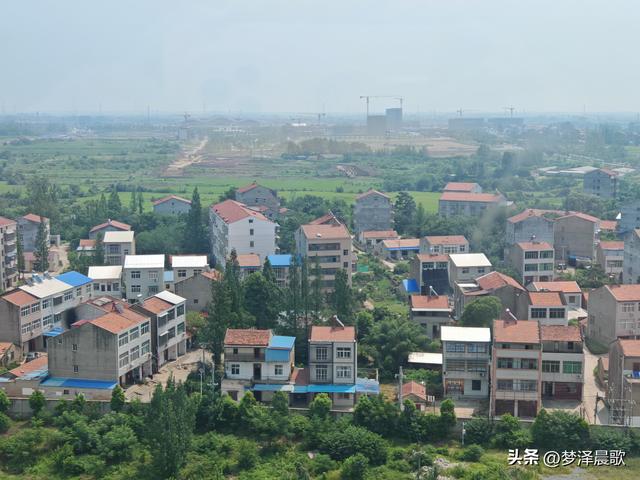 千年古城，云梦城东盛夏光影远眺