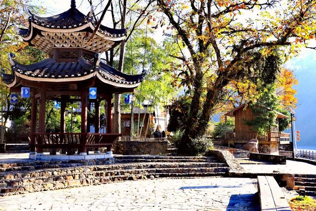 山水相融的绥宁县花园阁湿地公园