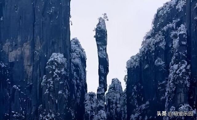 湖北冬日魔法表演，恩施大峡谷雪景如仙境，那抹雪白你在哪遇见的