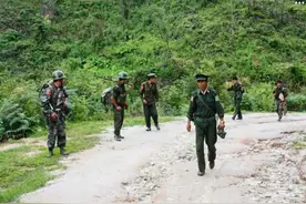 缅甸克钦邦军方一营地遭联军攻克清剿；贵慨连续几天爆发战事图片