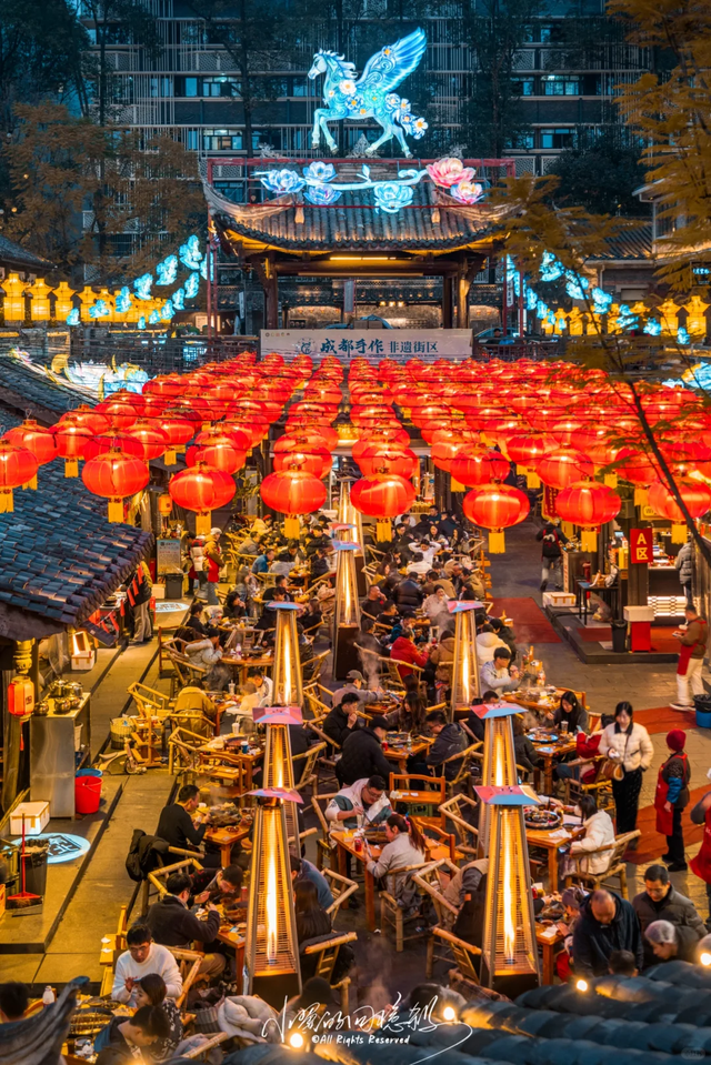 春节的成都不要只去春熙路，这里老茶馆文化NO.1，川味更浓！