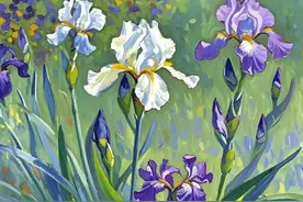 浪漫的鸢尾花，为何梵高和莫奈都钟爱？图片