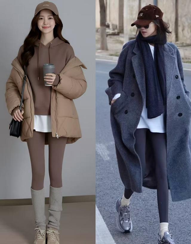 降温啦，“鲨鱼裤”今年冬天火爆了，中年女人这样穿时髦又显瘦！