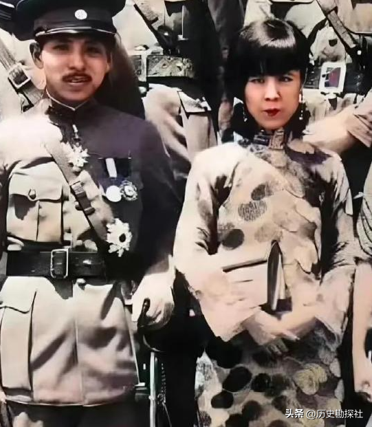 91岁于凤至美国豪宅留影，满头白发面容消瘦，苦等张学良50多年