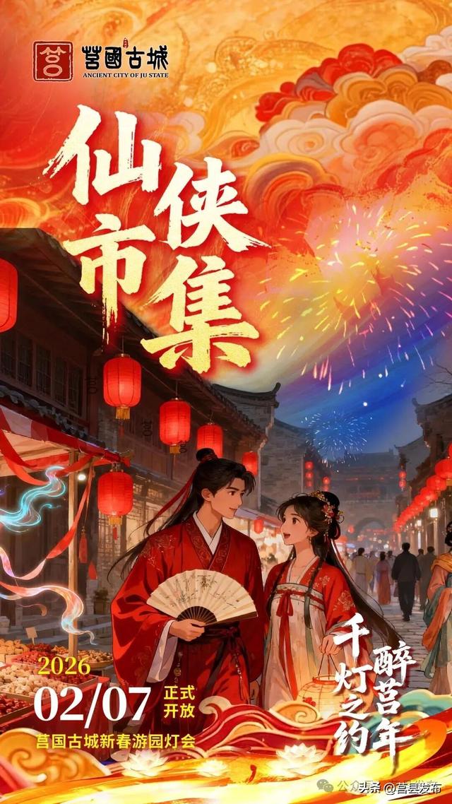 莒国古城新春灯会2月7日启幕！