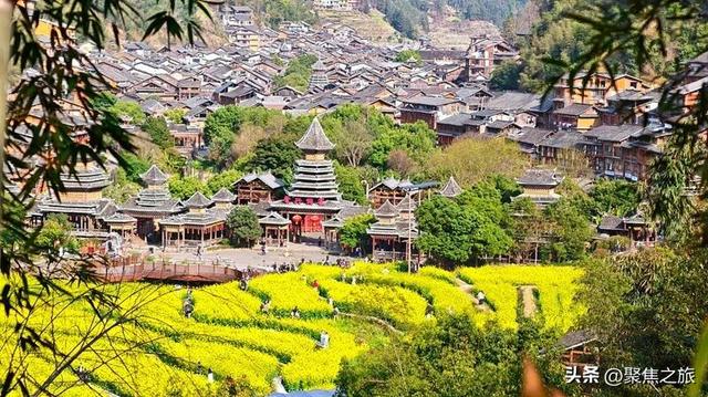 中国侗乡贵州黎平村歌嘹亮唱出春日好风光