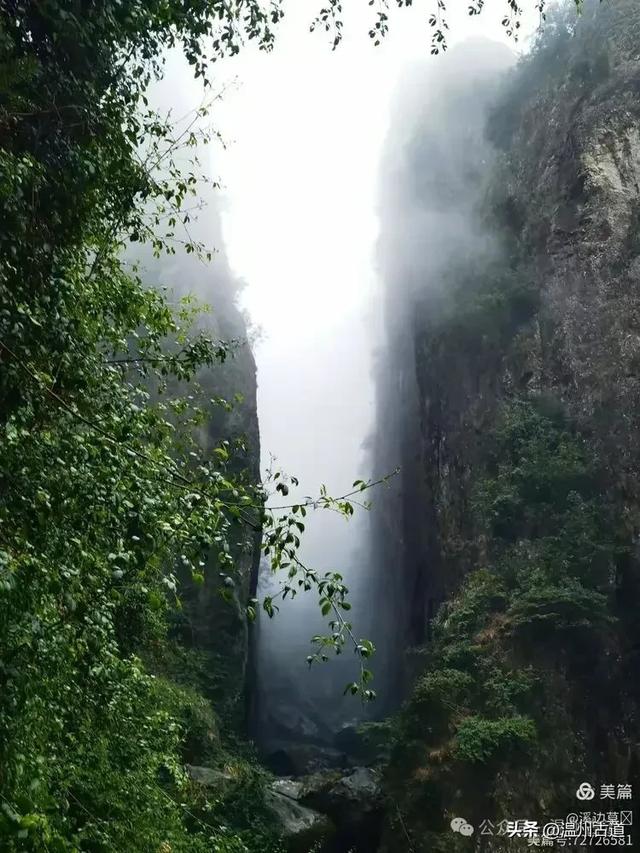 温州这条以峡谷景观和险峻山势为特色的徒步线路你可去过?
