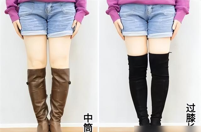 今秋“低跟裸靴”又来炸街了，专治个矮+腿短，随便穿都很洋气