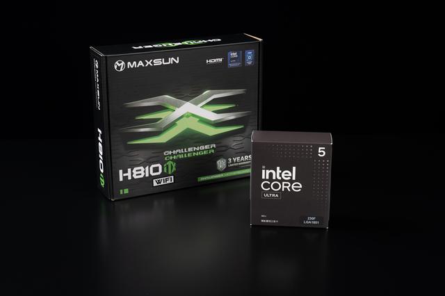 英特尔酷睿Ultra5 230F+铭瑄挑战者H810ITX+乔思伯NV10装机分享！