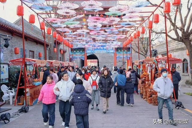冬至大集燃炸开场！东阿中医药文化旅游区热闹到沸腾！