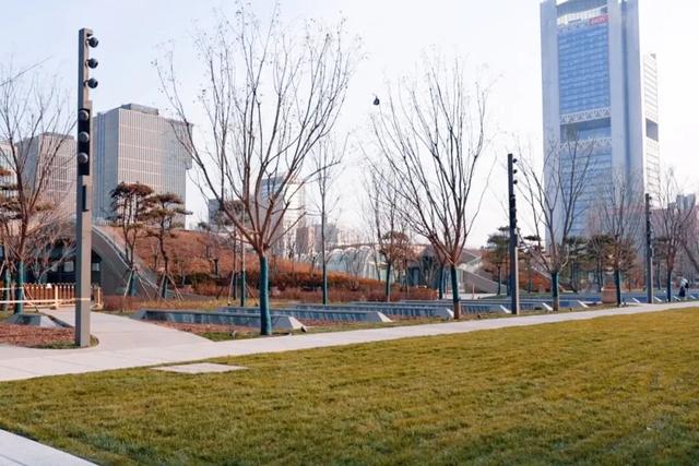 终于等到！北京CBD核心区公共绿地广场开放了！