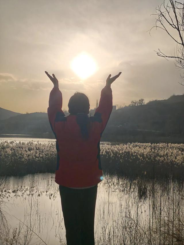 宣化瓦窑头水库芦苇成片，水天一色值得观看