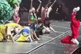 刘德华上海演唱会结束跪谢伴舞，伴舞：太接地气 受宠若惊图片