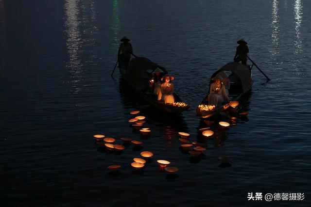 行摄越南，从南到北（11）——巨型渔网&纸花工艺&奥黛女放水灯