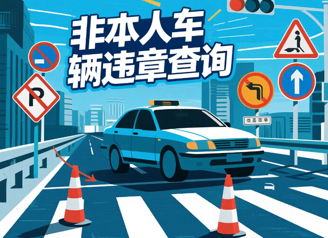 非本人车辆违章查询指南：分场景辨责任，3 类渠道查，避坑不背锅​