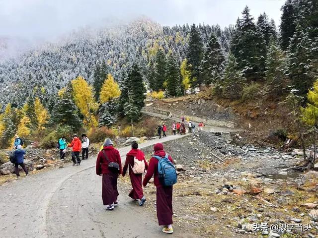 甲依拉措 ：一场白雪与彩林的盛宴