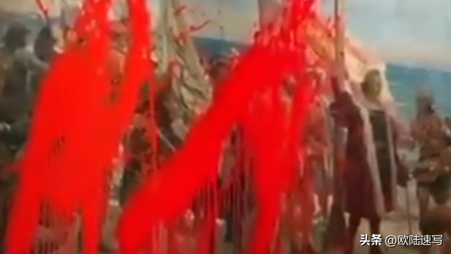 环保组织用红漆涂鸦哥伦布画像，博物馆回应：画作已受损