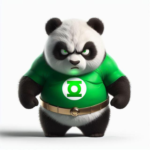 熊猫超级英雄系列头像