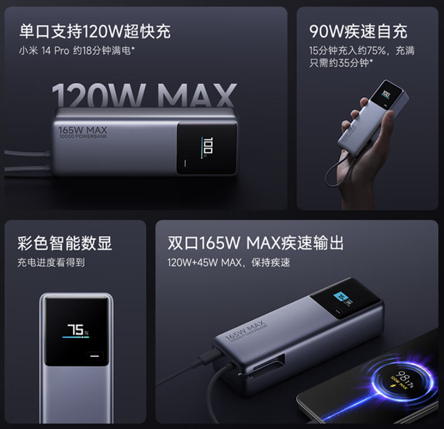 20000mAh太大？四款10000mAh个性充电宝看一看，最低89元