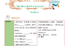 八年级上册英语同步讲义（人教版）—Unit 2 SectionA图片