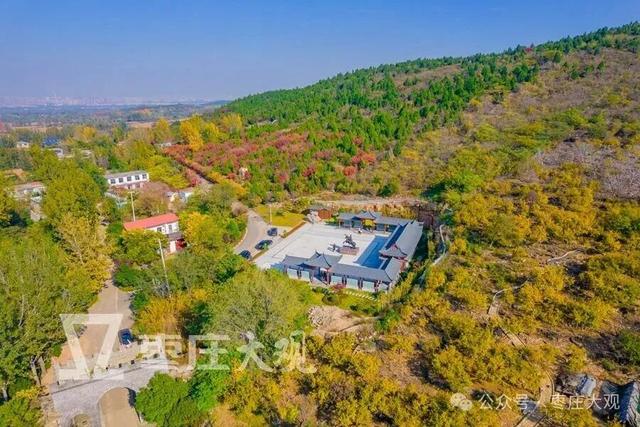 来枣庄牛郎山看红叶，可以一起逛下岳飞文化园~