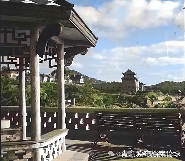 鲁迅公园，三座观景凉亭原来历史悠久