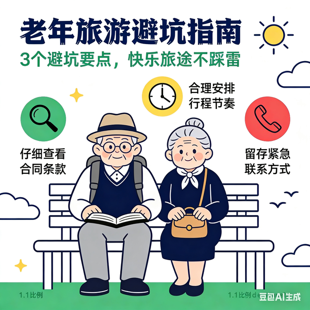 老年旅游3个“避坑指南”，玩得开心不花冤枉钱，安全又舒心！