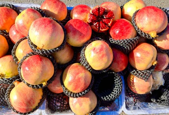 秋色满筐 早市上的色彩交响