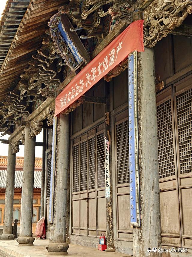 晋中介休冷门神寺，关帝庙，清代木雕惊艳时光