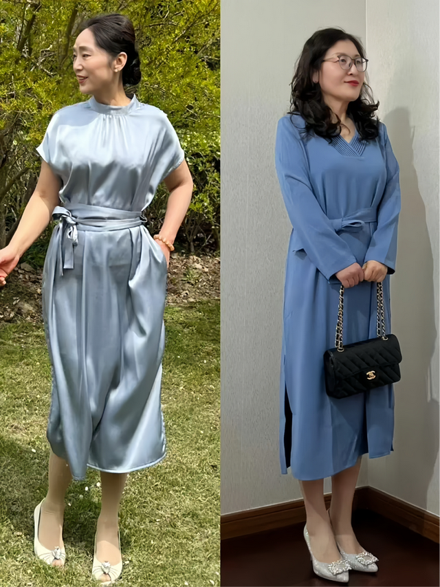 女人到了50、60岁，建议少穿深颜色，多穿“富贵色”，显白还高级